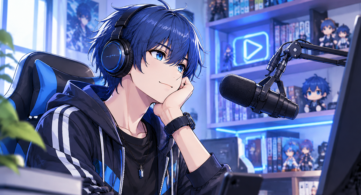 配信活動を続けるVTuberのイメージ